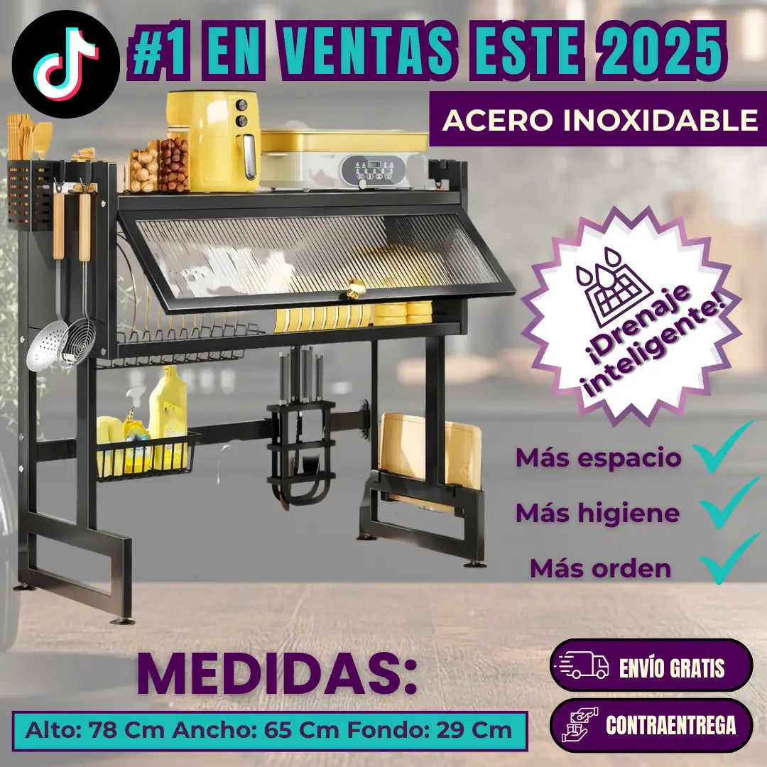 PLATERO ESCURRIDOR CON TAPA